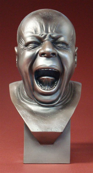 Yawner Man Portrait Bust by Artist Messerschmidt Reproduction Art